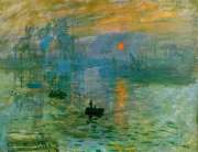 C. Monet, "Impressione, il levar del sole", 1872